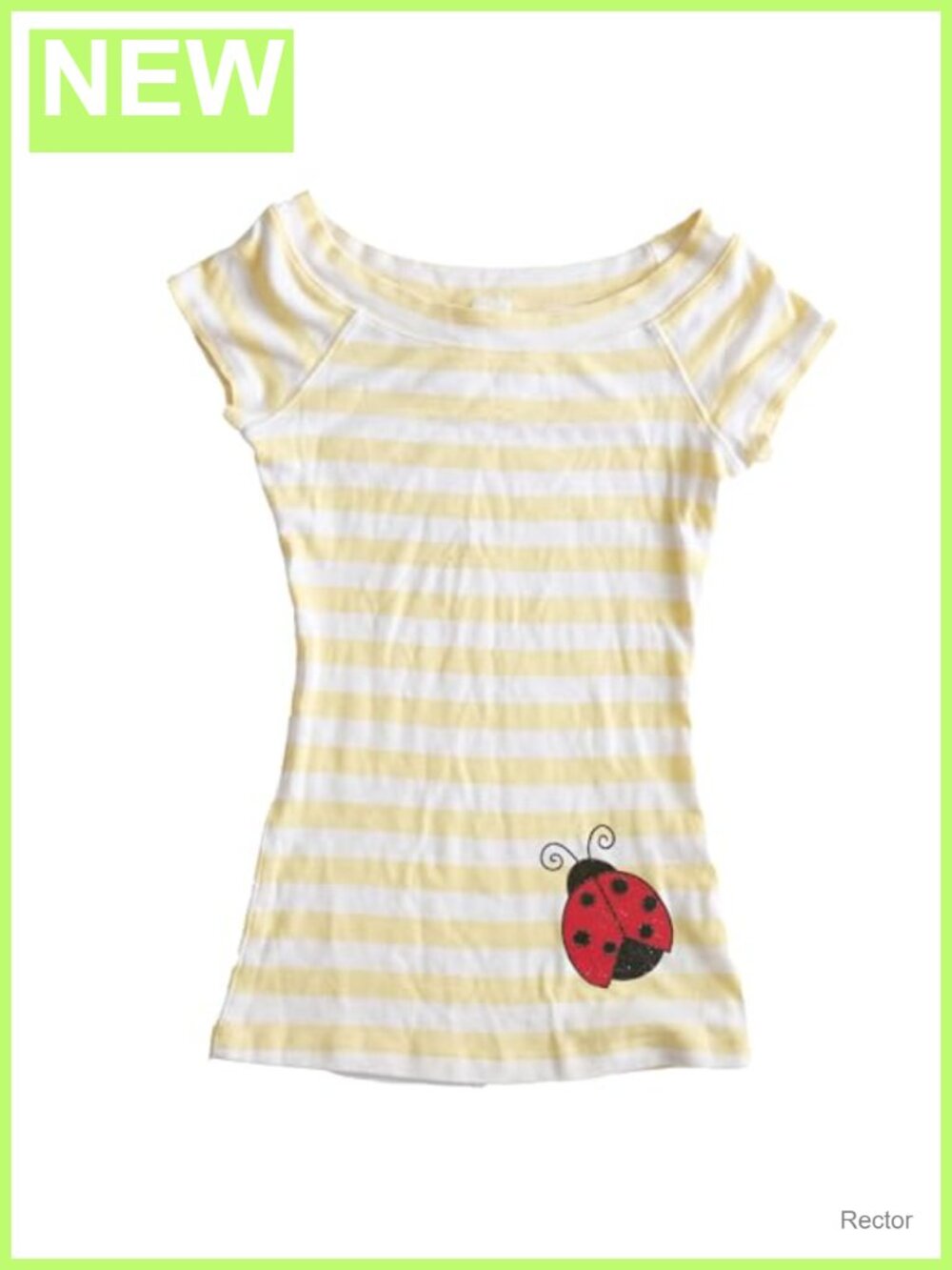 Y2K Striped Graphic Tee Grunge Cutecore Crop Top Short Sleeve Women